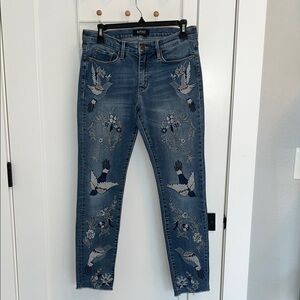 Buffalo David Bitton Faith Skinny embroidered jeans